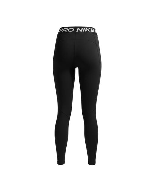 Nike Black Pro Mid-Rise Full-Length Leggings