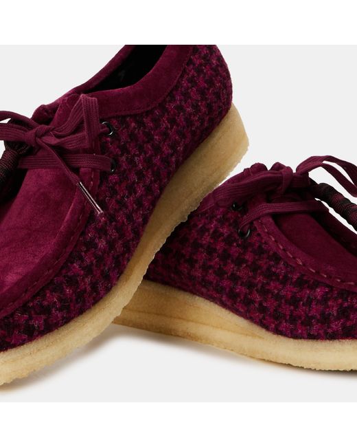 Clarks Red Wallabee Twd Moc Toe Formal Shoes