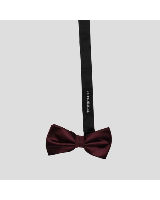 Twisted Tailor Purple Ellroy Bow Tie for men