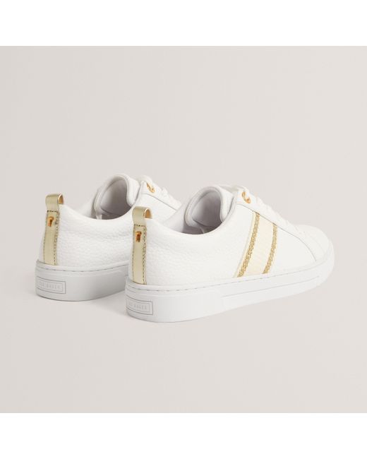 Ted Baker White Low-Top Trainers