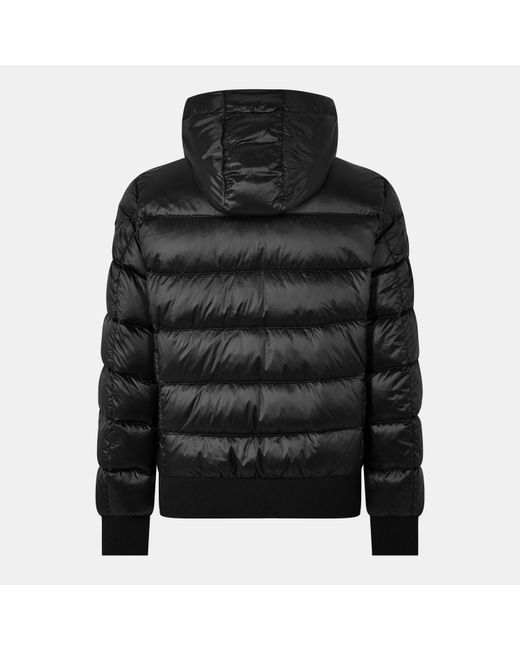 Parajumpers Black Pharell Water Resistant Duck Down Short Puffer Jacket for men
