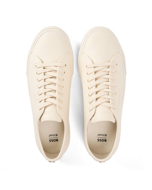 Boss Natural Low Profile Sporty Trainers With Rubber Soles for men