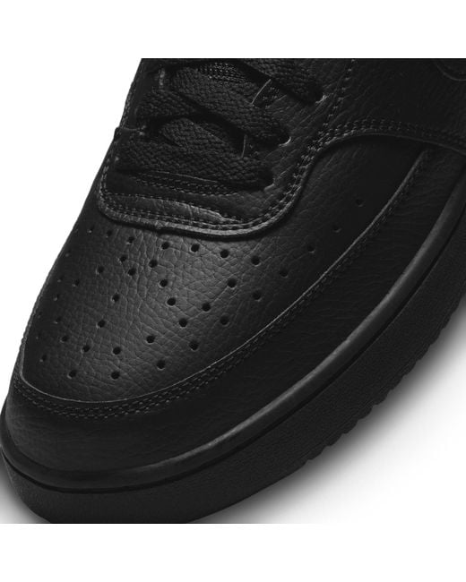 Nike Black Court Vision Low Trainers for men