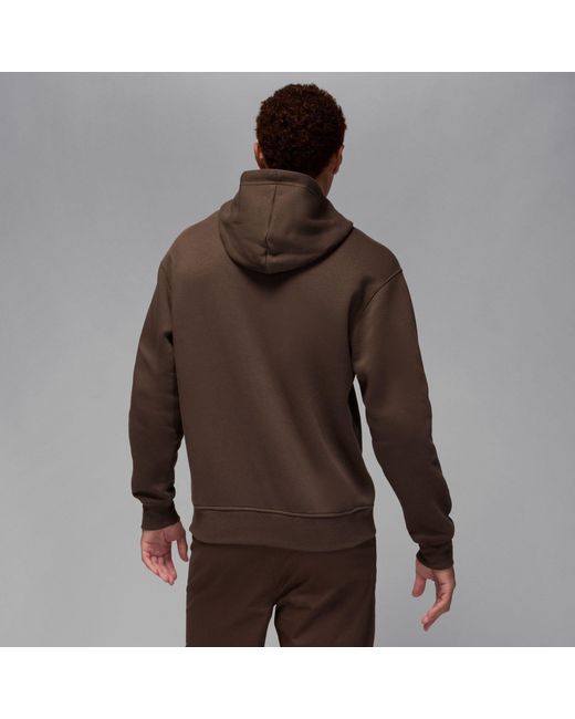 Nike Brown Essential Fleece Pullover Hoodie for men