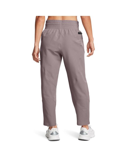 Under Armour Pink Unstoppable Open Hem Woven Tracksuit Joggers