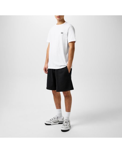 Fred Perry White Ringer T-Shirt for men