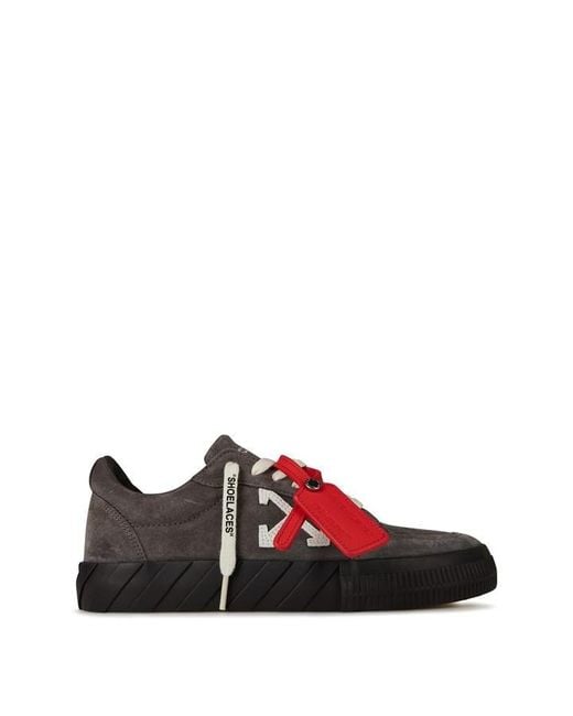 Off-White c/o Virgil Abloh Red Low Vulcan Suede for men