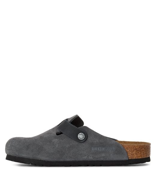 Birkenstock Brown Boston Suede for men