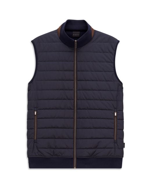 Bugatti Blue Hybred Gilet for men