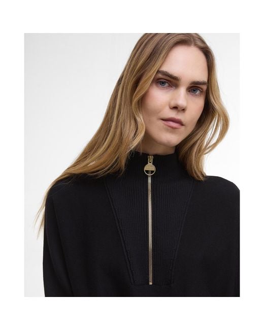 Barbour Black Lola Knit Jumper