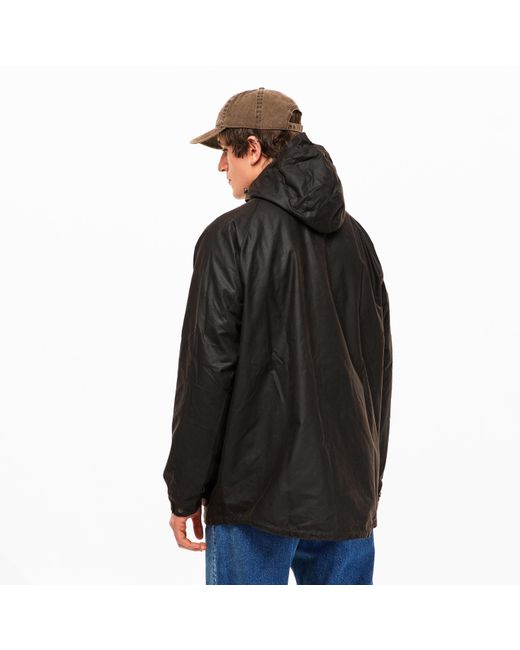 Barbour Black Re Mountain Re-Engineered Wax Jacket for men
