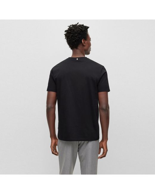 Boss Black Tessler 150 Cotton Short Sleeve Slim Fit T-Shirt for men