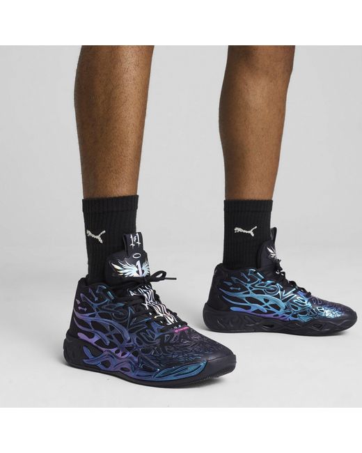 PUMA Blue Mb.04 Reflections Basketball Trainers for men