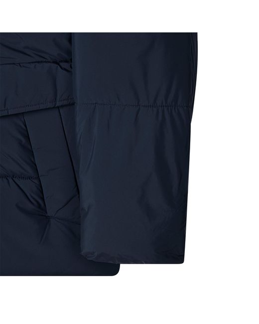 Paul Smith Blue Down Raglan Medium Puffer Jacket for men