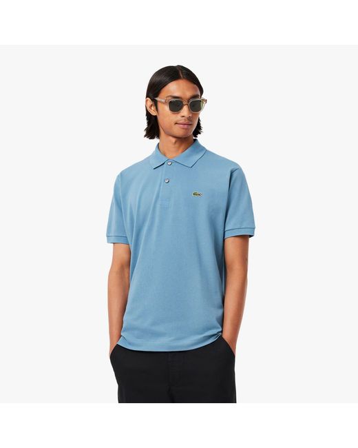Lacoste Blue Classic Fit L.12.12 Original Polo Shirt for men