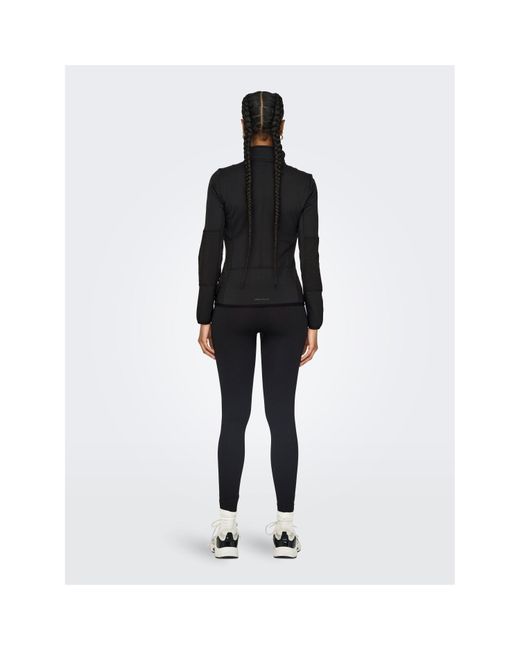 Only Play Black High Neck Softshell Jacket