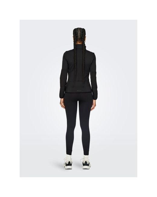 Only Play Black High Neck Softshell Jacket