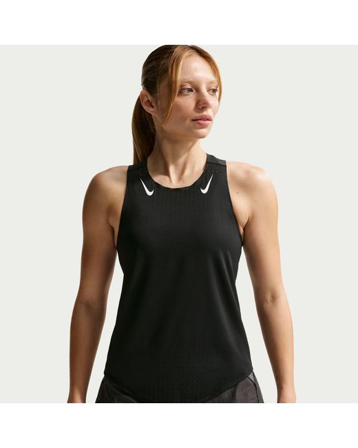 Nike Black Aeroswift Dri-Fit Adv Running Vest