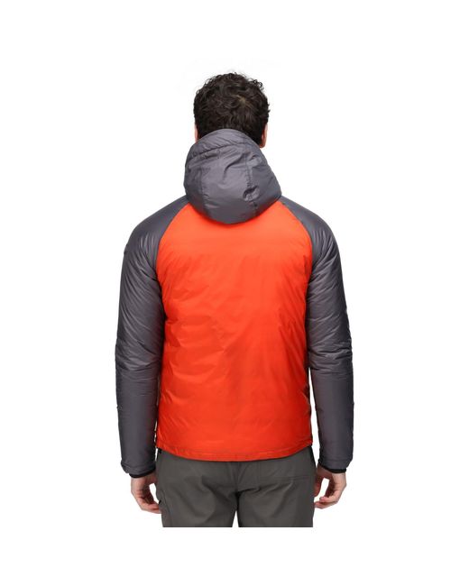 Regatta Red Radnor Waterproof Breathable Recycled Insulation Lightweight Jacket for men
