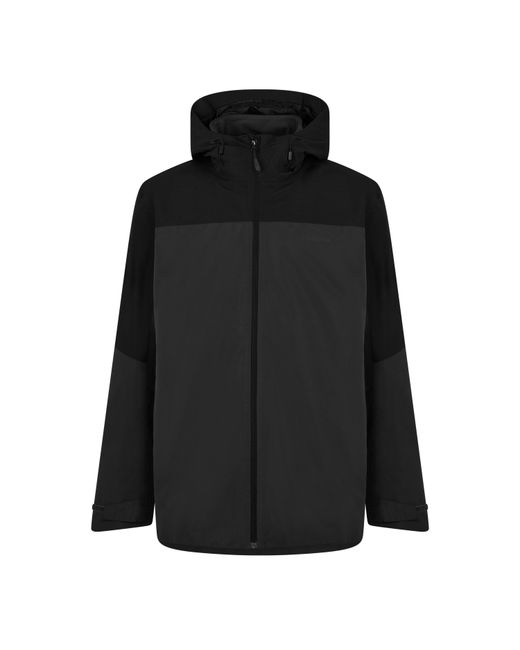 Jack Wolfskin Black Glaabach Weatherproof 3-In-1 Jacket for men