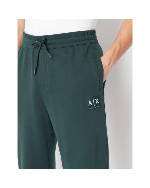 ARMANI EXCHANGE Green Trousers for men