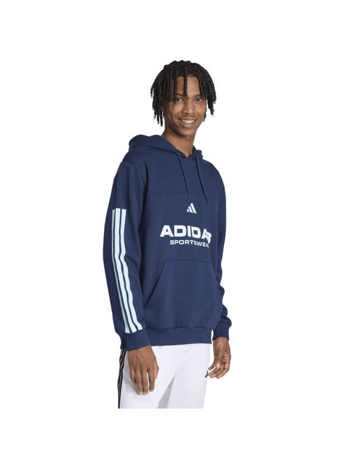 Adidas Blue House Of Tiro Nations Pack Hoodie Adults for men