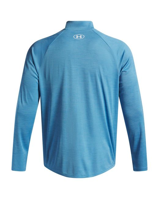 Under Armour Blue Tech ½ Zip Long Sleeve for men