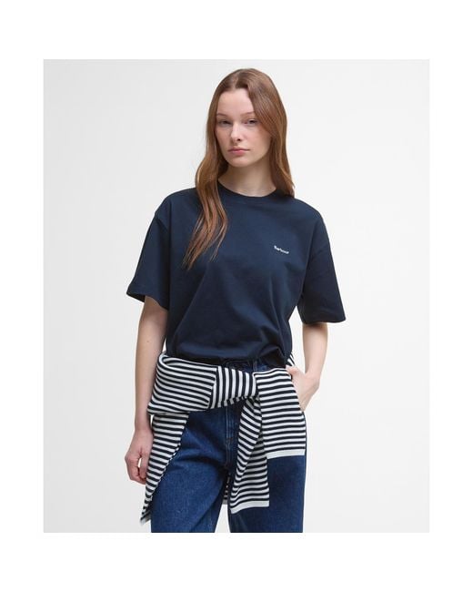Barbour Blue Jema Oversized T-Shirt