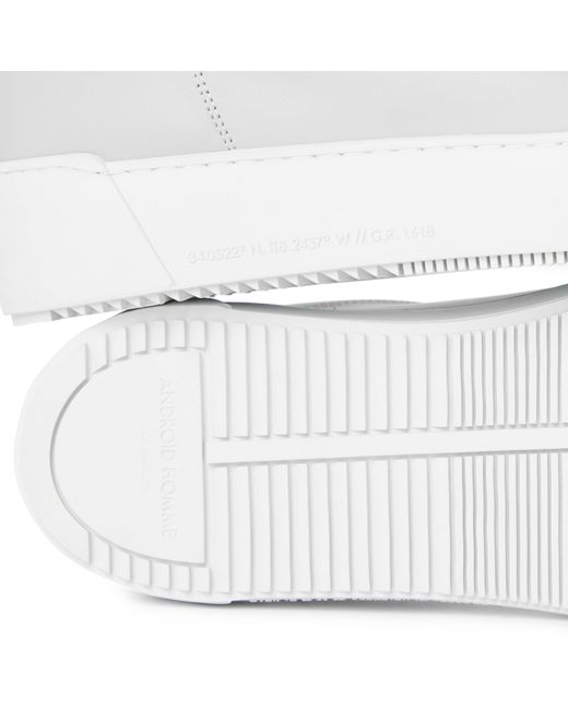 Android Homme White Zuma Low-Top Trainers for men