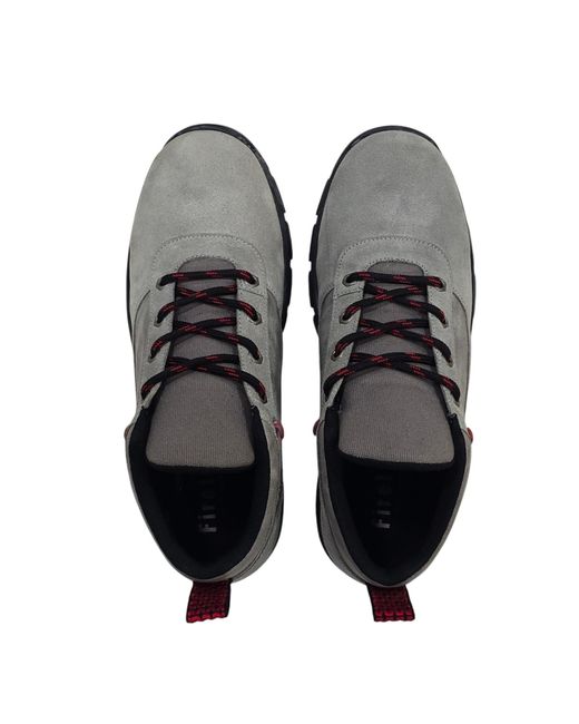 Firetrap Black Delia Premium Leather Ankle Lace Up Hiker Rugged Boots for men