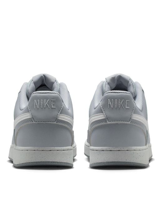 Nike Gray Court Vision Low Trainers for men