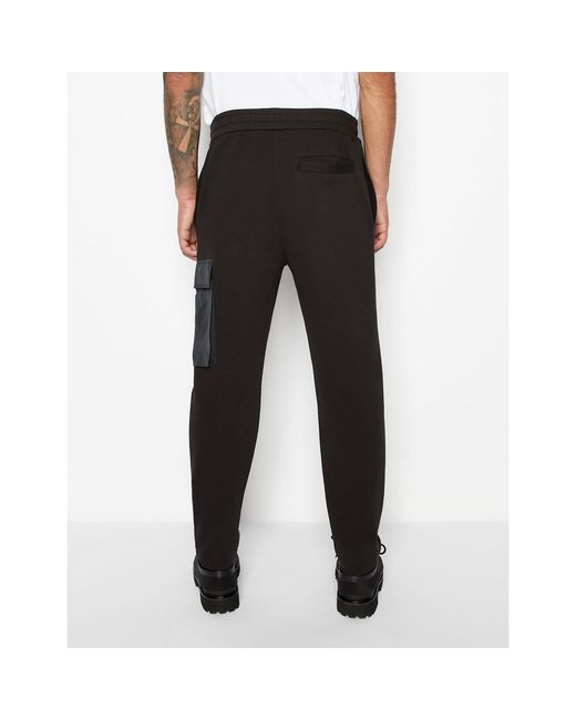 ARMANI EXCHANGE Black Trousers for men