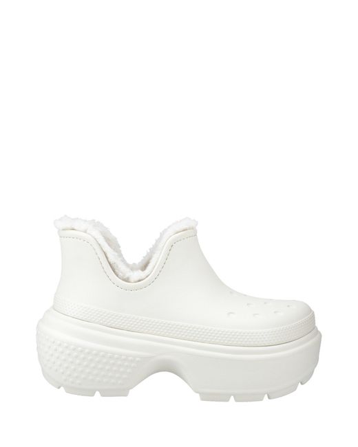 CROCSTM White Stomp Shorty Boot