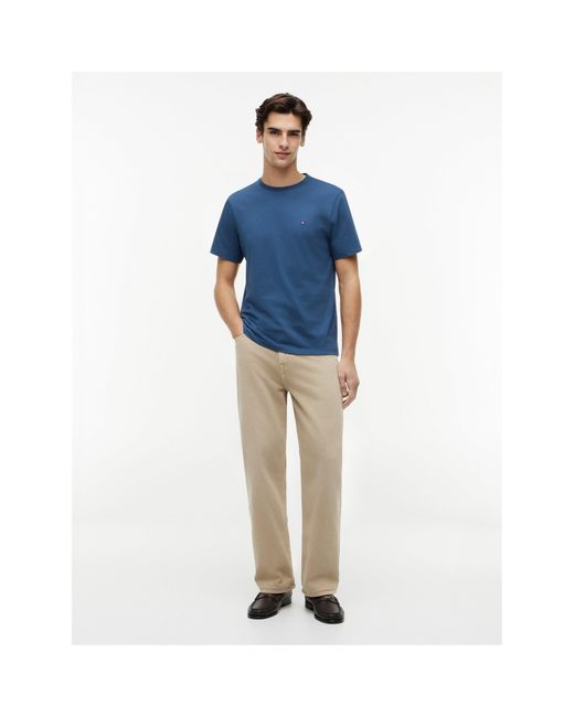 Tommy Hilfiger Blue Short-Sleeved T-Shirt for men