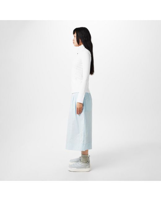 Moon Boot White Soft Nylon Sneakers