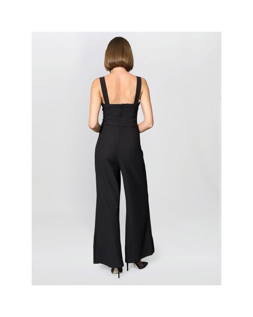 Gina Bacconi Black Emy Wide-Leg Jumpsuit
