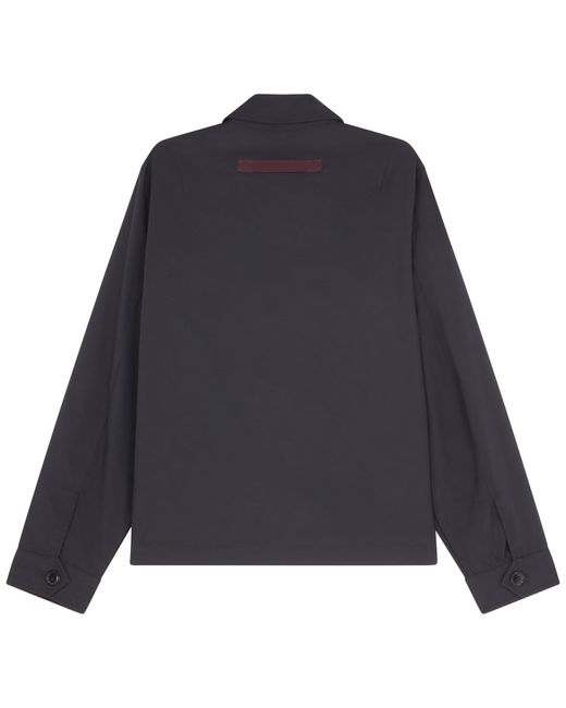 Paul Smith Blue Zipped Harrington Jacket for men