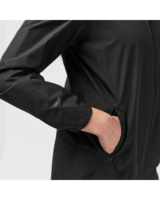 Karrimor Black Orbit Hooded Long Sleeve Oversized Fit Waterproof Jacket