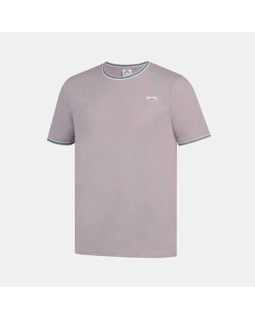 Slazenger 1881 Purple Tipped T-Shirt for men