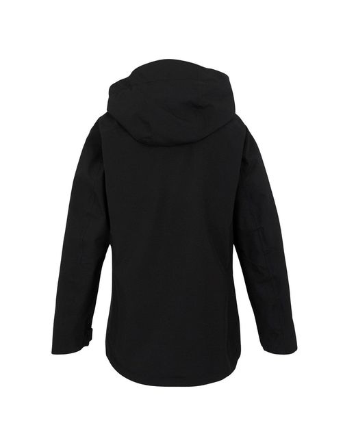 Regatta Black Birchdale Ii Waterproof Hooded Long Sleeve Jacket