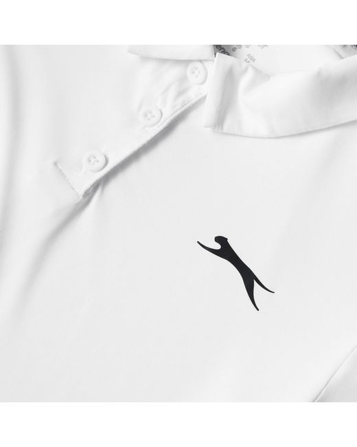 Slazenger 1881 White Court Polo Shirt