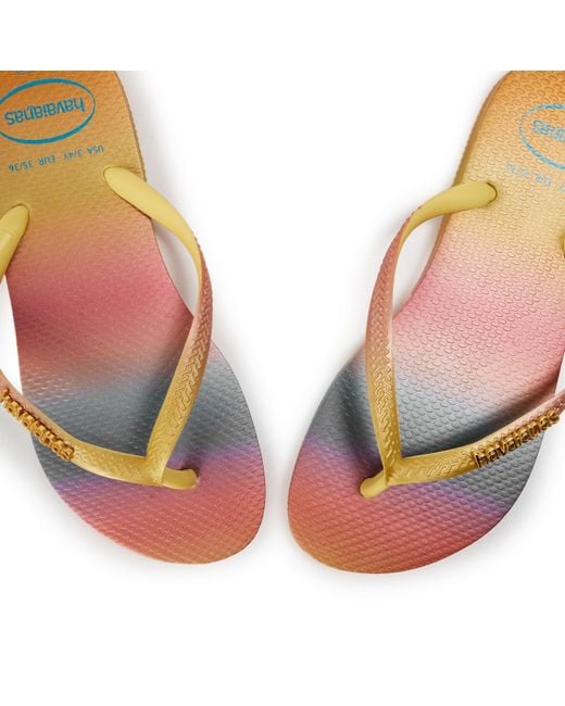 Havaianas Multicolor Slim Gradient Sunset Flip Flops