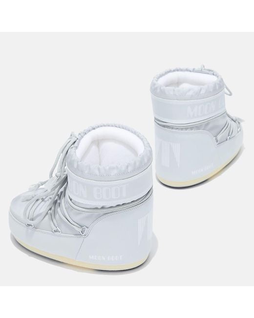 Moon Boot White Icon Low Boots for men