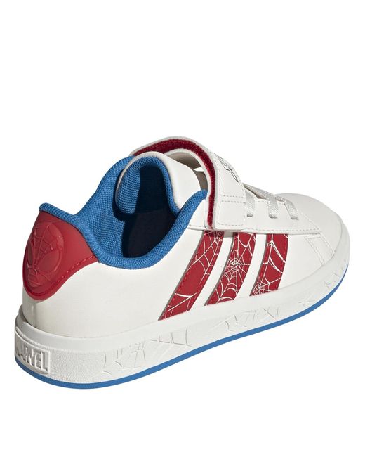 Adidas Multicolor Grand Court Spider- Low-Top Trainers for men
