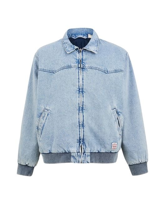 Levi's Blue Aviator Jacket for men