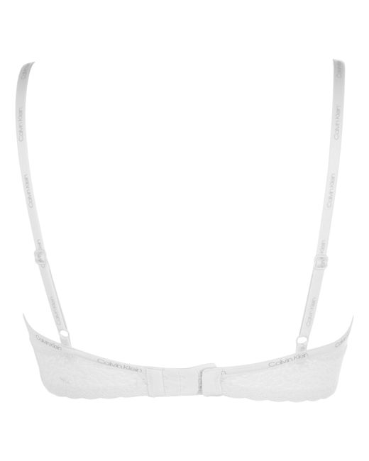 Calvin Klein White Balconette Bra - Flirty