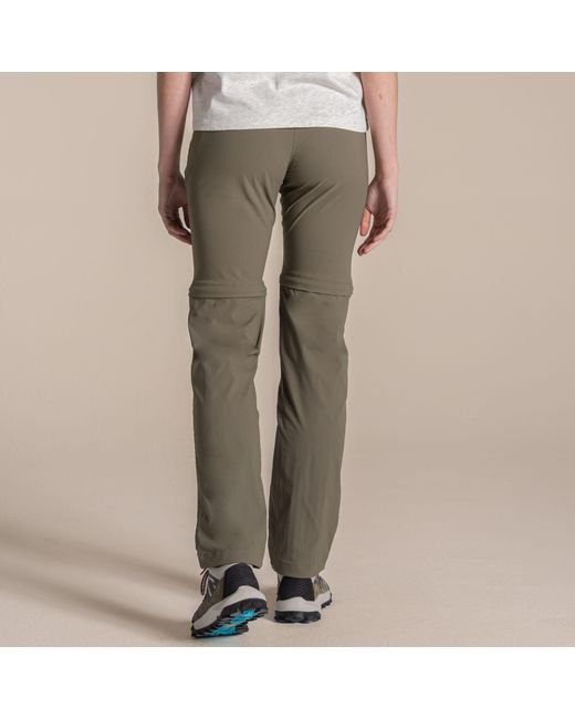 Craghoppers Green Nosilife Pro Convertible Iii Lightweight Trousers