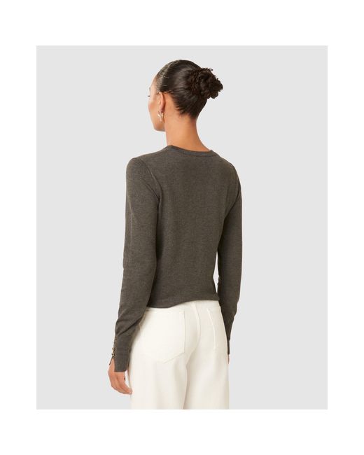 Forever New Gray Katie Crew Neck Jumper