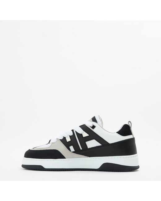 Android Homme Black Skate Padded Chunky Trainers for men