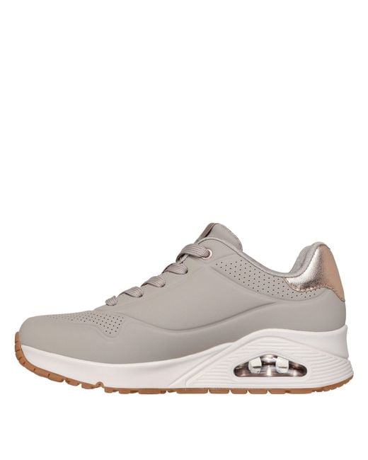 Skechers Gray Uno Stand On Air Trainers